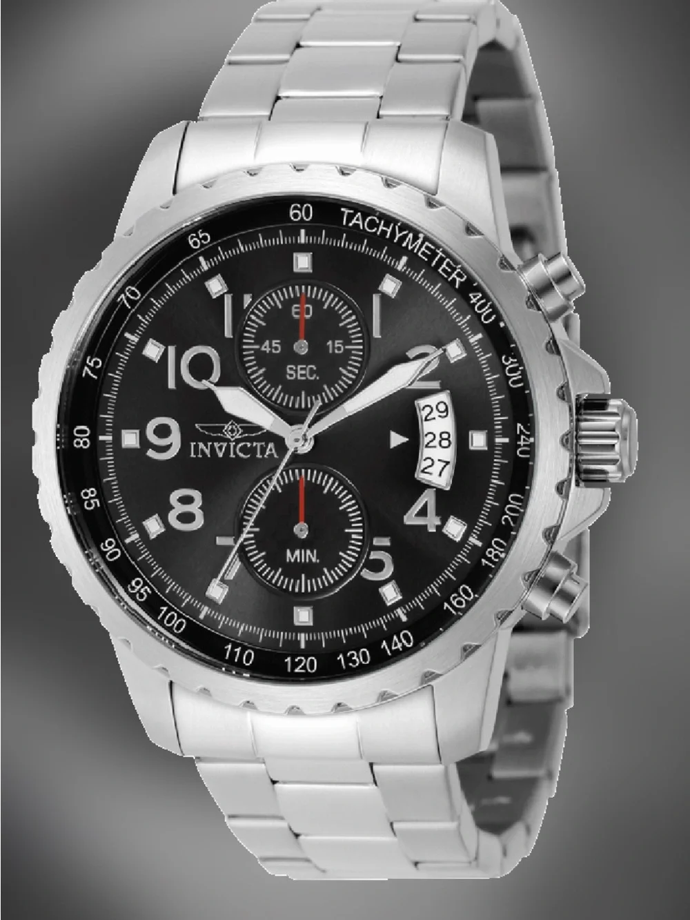 Invicta Specialty Men’s Watch Steel Band Quartz Movement 47mm